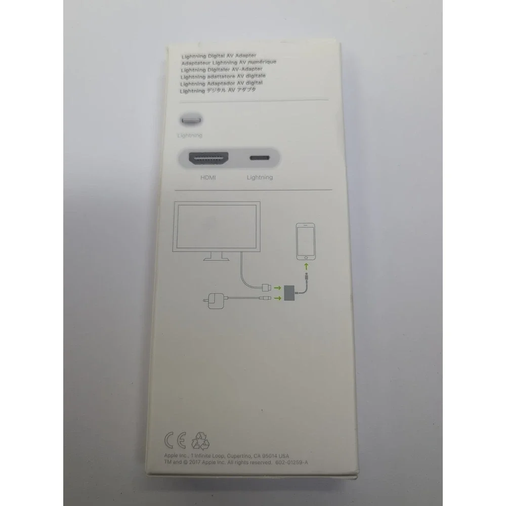 Apple Lightning Digital AV Adapter – MD826AM/A | HDMI to Lightening‎